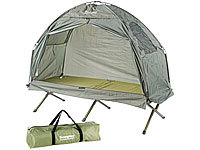 Semptec Urban Survival Technology 2in1-Zelt mit Alu-Feldbett, 1200 mm Wassersäule, 193 x 78 x 160 cm; Reisekissen Reisekissen Reisekissen Reisekissen 