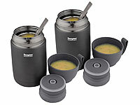 Semptec Urban Survival Technology Lunchbox für Ausflug; Doppelwandige Thermobecher für Getränke und flüssige Speisen Doppelwandige Thermobecher für Getränke und flüssige Speisen Doppelwandige Thermobecher für Getränke und flüssige Speisen